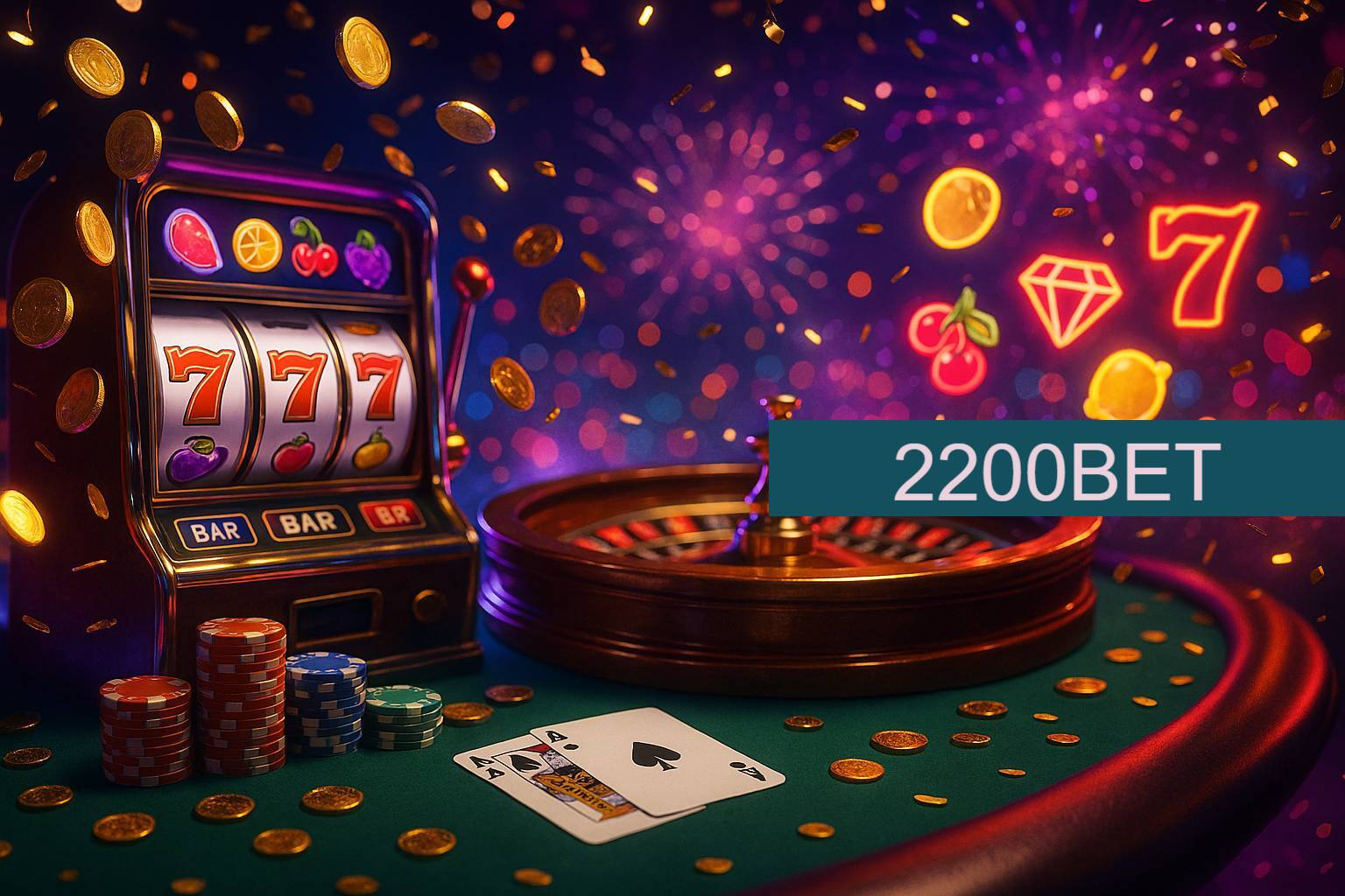 Jogos emocionantes no 2200BET